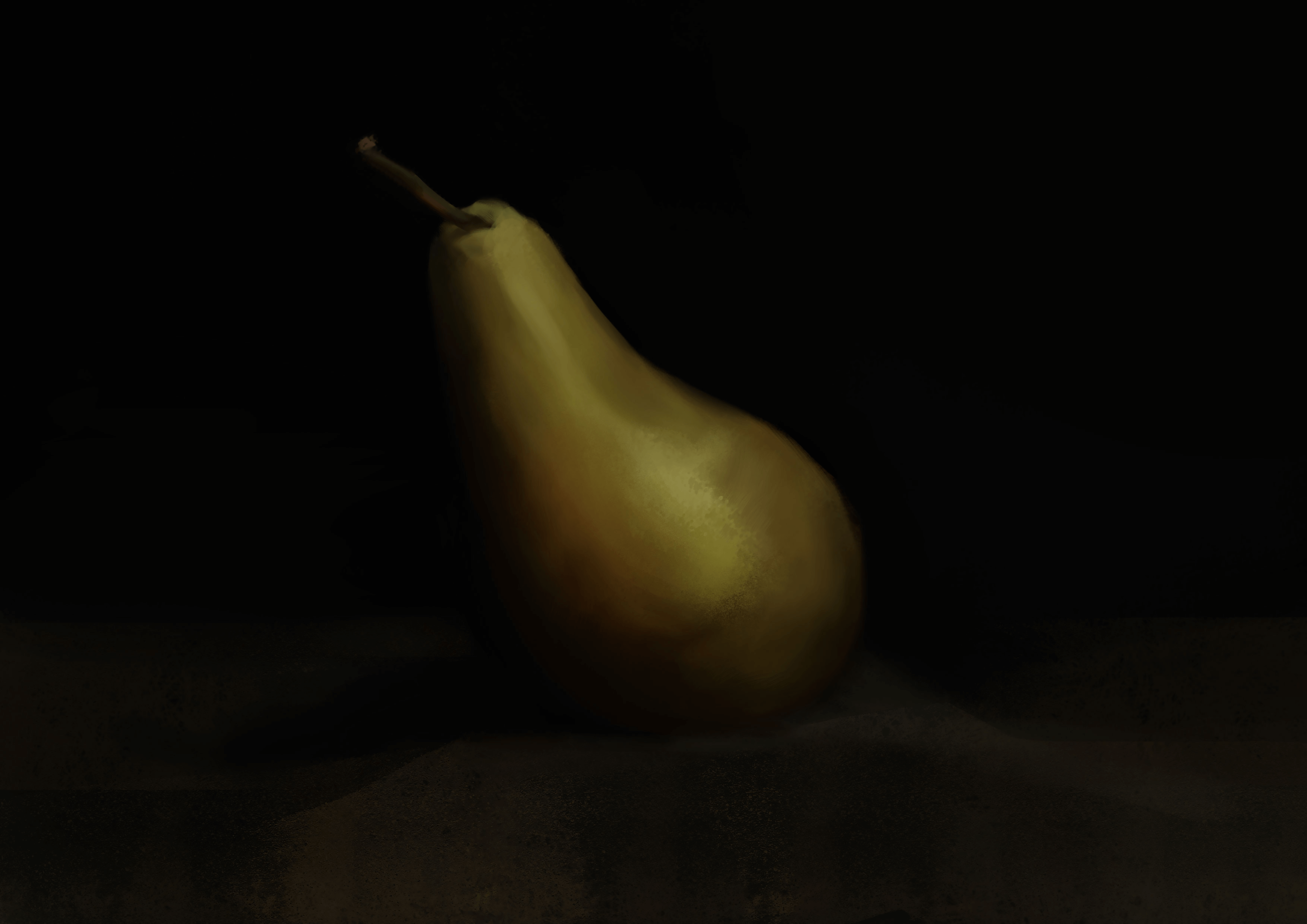 Pear from imagination Digital Painting