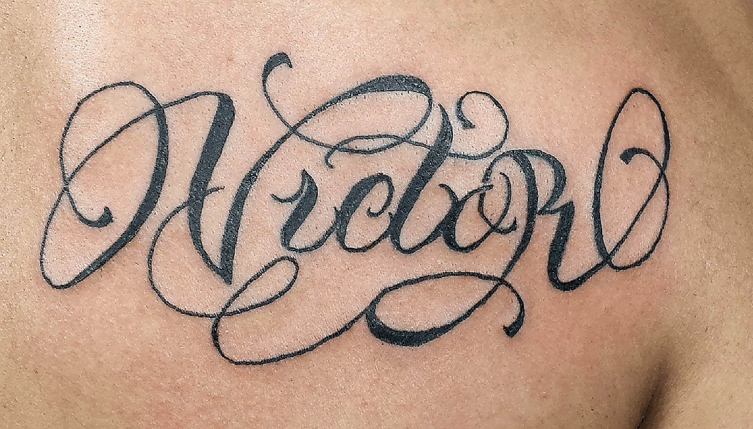 Lettering tattoo