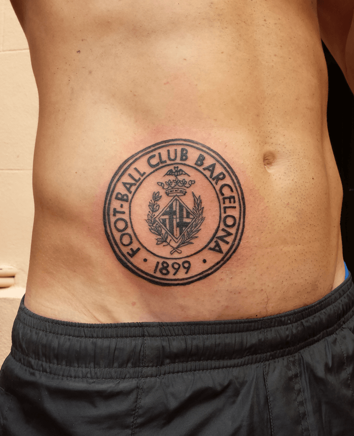 Football Club Barcelona 1899 Tattoo