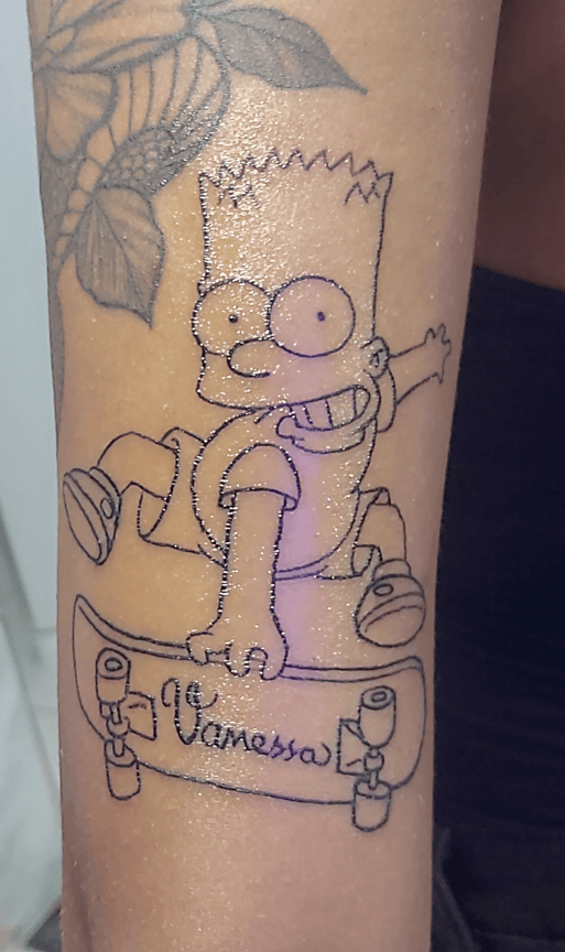 Bart Simpson Tattoo