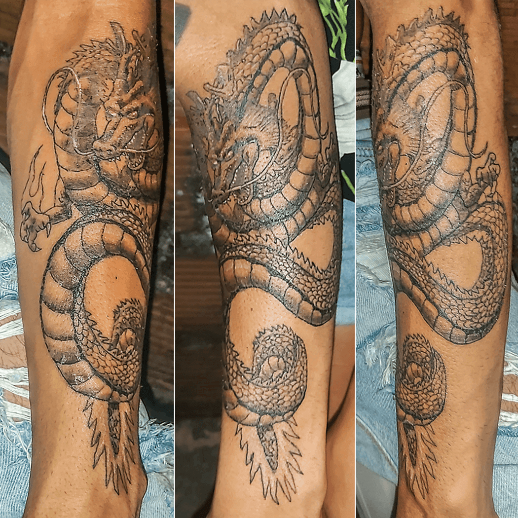 Shenlong Dragon Ball Tattoo